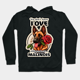 Malinois Valentine's day Hoodie